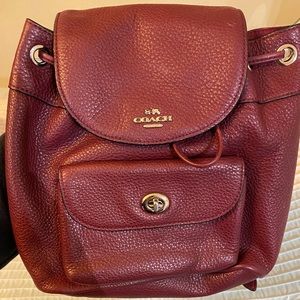 Coach backpack style purse